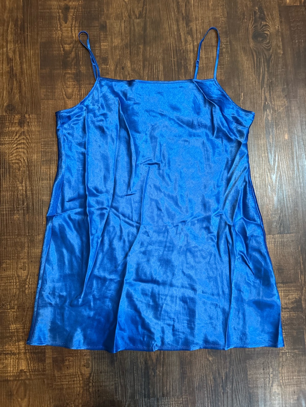 Babaton Sapphire Blue Satin Tank